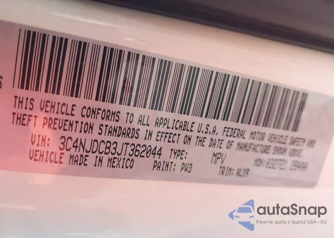 2018 Jeep Compass Limited 4X4 из США, поврежденный, VIN 3C4NJDCB3JT362044